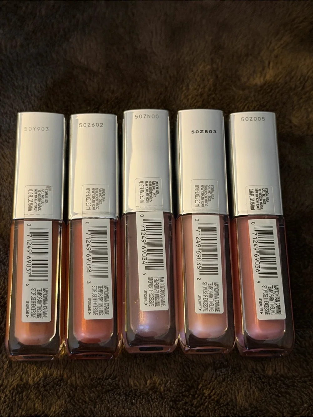 L’Oréal Plump Ambition Hyaluron Lip Oil - SEALED 5 PACK